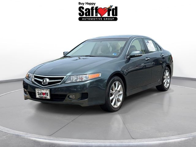 Green 2008 Acura TSX Sedan Front-Wheel Drive 5-Speed Automatic