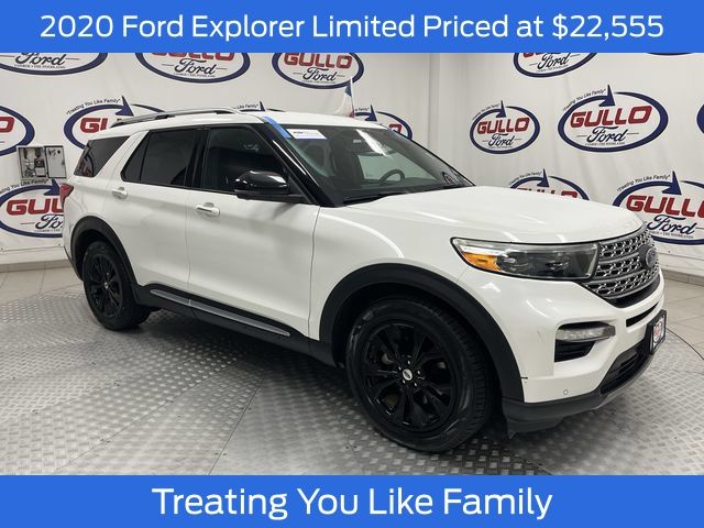 Star White Metallic Tri-Coat 2020 Ford Explorer SUV / Crossover Rear-Wheel Drive Automatic