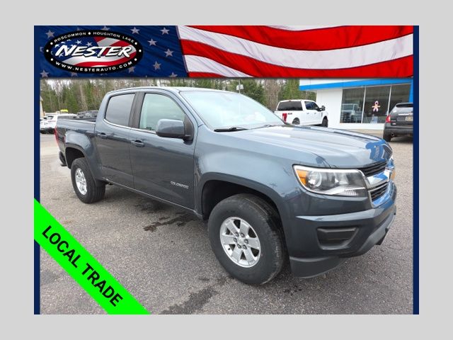 Shadow Gray Metallic 2019 Chevrolet Colorado Work Truck Crew Cab RWD Pickup Truck 4X2 6-Speed Automatic