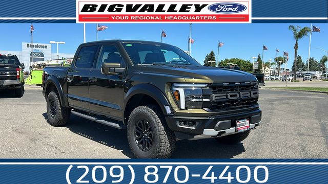 Shelter Green 2026 Ford F-150 Raptor SuperCrew 4WD Pickup Truck Four-Wheel Drive Automatic