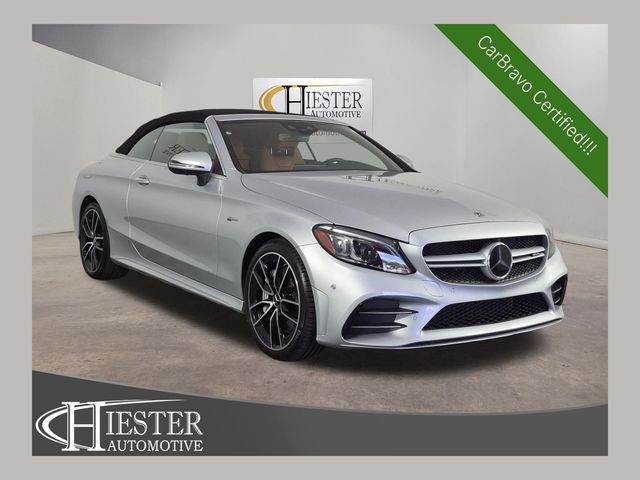 Iridium Silver Metallic 2021 Mercedes-Benz C-Class Convertible All-Wheel Drive 9-Speed Automatic