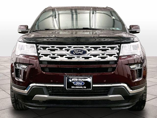 2018 Ford Explorer Limited Red at John Sisson Motors