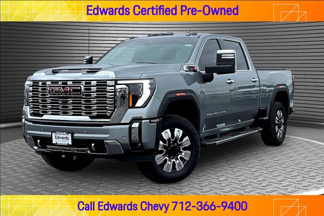 Sterling Metallic 2025 GMC Sierra 2500HD Denali Crew Cab 4WD Pickup Truck Four-Wheel Drive Automatic