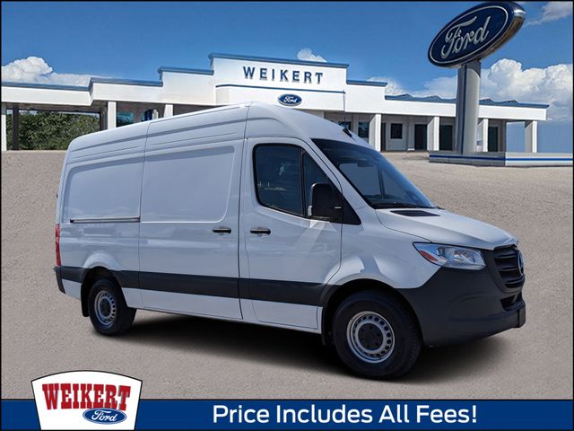 Artic White 2025 Mercedes-Benz Sprinter Cargo 2500 144 RWD Van Rear-Wheel Drive 9-Speed Automatic
