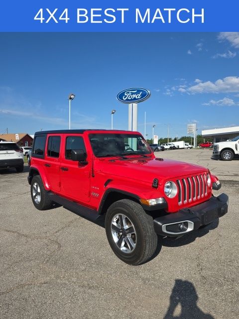 Firecracker Red Clearcoat 2023 Jeep Wrangler SUV / Crossover Four-Wheel Drive 8-Speed Automatic