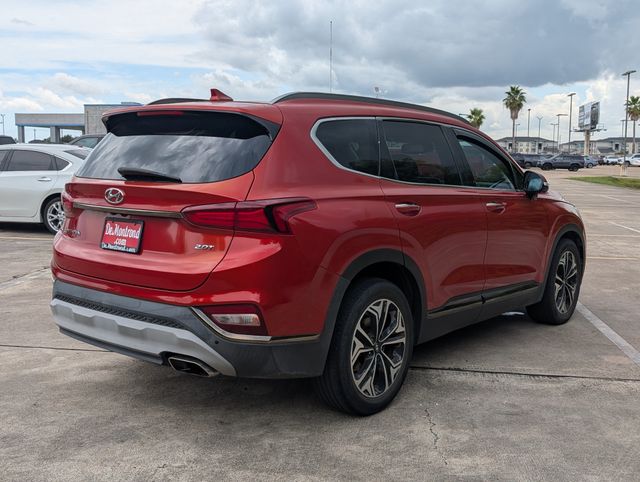 2020 Hyundai Santa Fe Limited Orange at DeMontrond Gulf Freeway