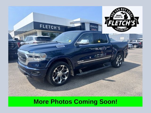 Patriot Blue Pearlcoat 2022 RAM 1500 Pickup Truck Four-Wheel Drive 8-Speed Automatic