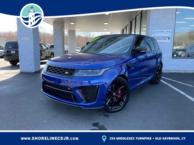 Blue 2022 Land Rover Range Rover Sport SVR AWD SUV / Crossover All-Wheel Drive 8-Speed Automatic
