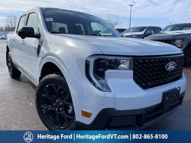 Space White Metallic 2026 Ford Maverick Lariat SuperCrew AWD Pickup Truck All-Wheel Drive 8-Speed Automatic