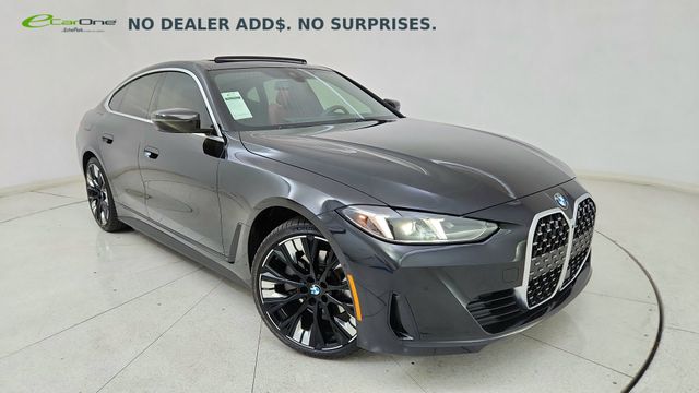 Black Sapphire Metallic 2025 BMW 4 Series 430i Gran Coupe RWD Coupe Rear-Wheel Drive 8-Speed Automatic