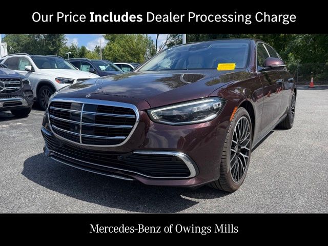 Rubellite Red 2023 Mercedes-Benz S-Class Sedan All-Wheel Drive 9-Speed Automatic