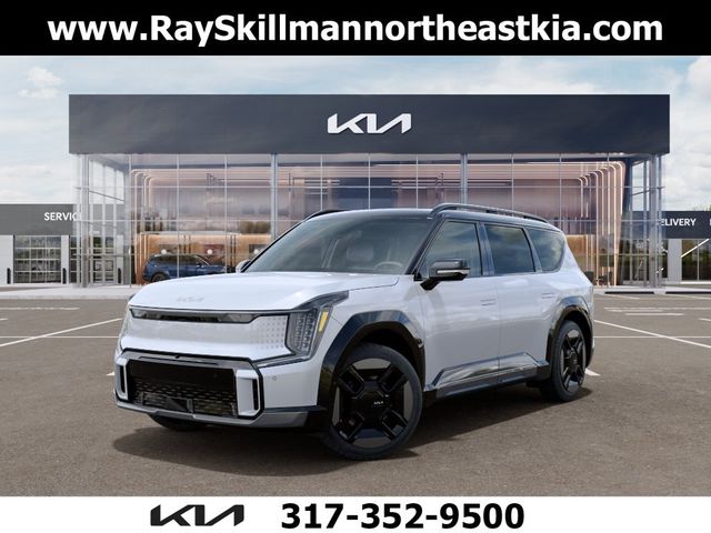 White Pearl 2026 Kia EV9 SUV / Crossover All-Wheel Drive 1-Speed Automatic