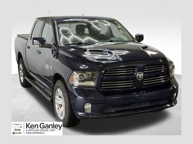 True Blue Pearlcoat 2016 RAM 1500 Pickup Truck Four-Wheel Drive 8-Speed Automatic