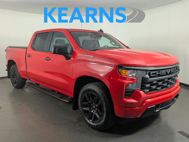 Red Hot 2024 Chevrolet Silverado 1500 Pickup Truck Four-Wheel Drive 8-Speed Automatic