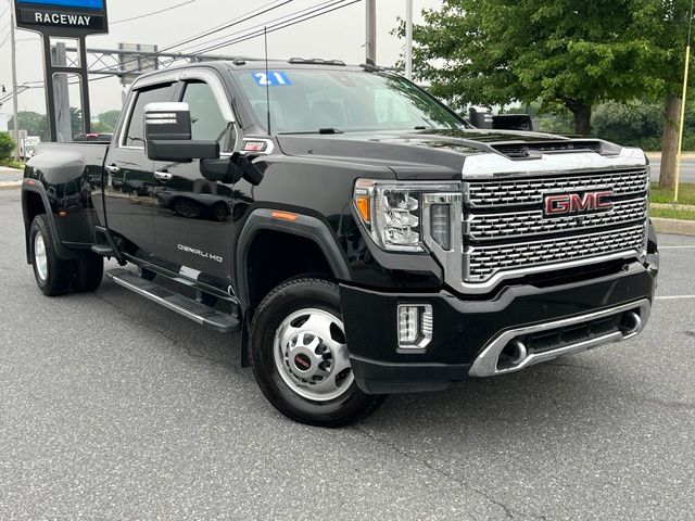 Onyx Black 2021 GMC Sierra 3500HD Pickup Truck Four-Wheel Drive Automatic