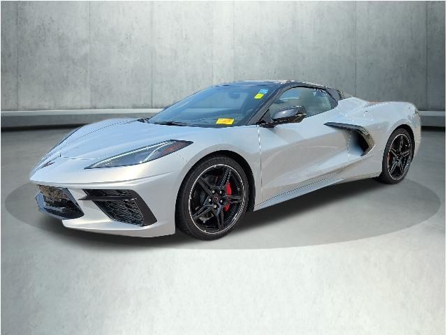 Silver Flare Metallic 2021 Chevrolet Corvette Convertible Rear-Wheel Drive 8-Speed Dual Clutch