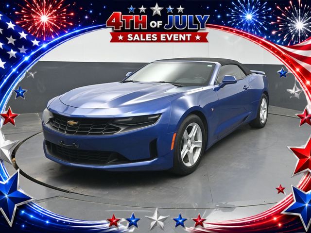 Riverside Blue Metallic 2020 Chevrolet Camaro Convertible Rear-Wheel Drive Automatic