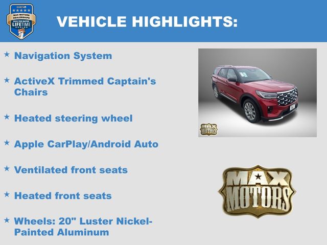 New 2026 Ford Explorer SUV