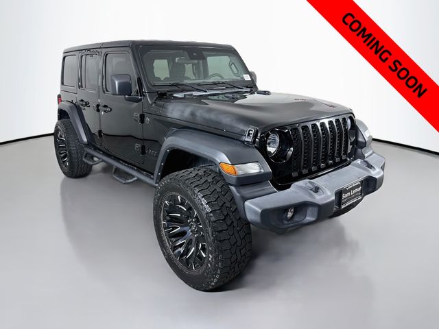 Black Clearcoat 2024 Jeep Wrangler SUV / Crossover Four-Wheel Drive 8-Speed Automatic