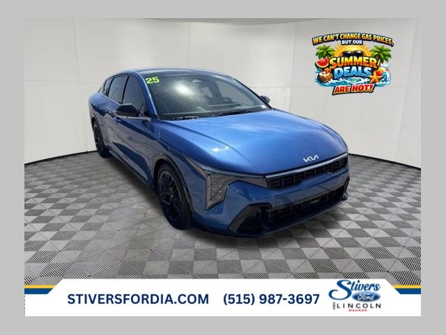 Wave Blue 2025 Kia K4 GT-Line Turbo FWD Sedan Front-Wheel Drive 8-Speed Automatic