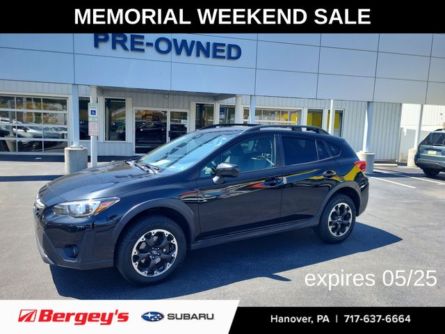 Crystal Black Silica 2021 Subaru Crosstrek Premium AWD SUV / Crossover All-Wheel Drive 6-Speed Manual