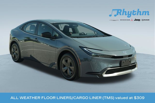 Gray 2025 Toyota Prius Plug-In Hybrid Hatchback Front-Wheel Drive Continuously Variable Transmission