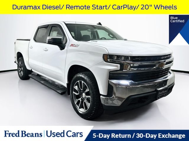 Summit White 2021 Chevrolet Silverado 1500 Pickup Truck Four-Wheel Drive Automatic