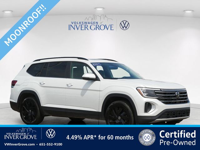 Opal White Pearl 2026 Volkswagen Atlas SUV / Crossover All-Wheel Drive 8-Speed Automatic