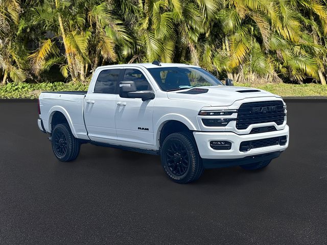 Bright White Clearcoat 2025 RAM 2500 Limited Crew Cab 4WD Pickup Truck Four-Wheel Drive 8-Speed Automatic