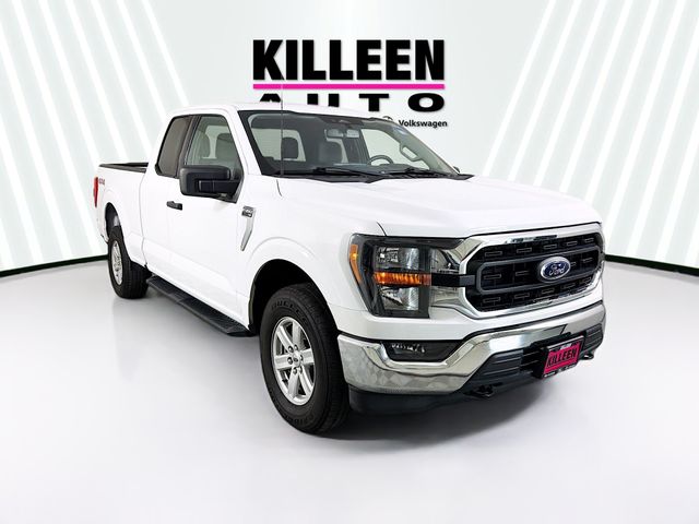 Oxford White 2023 Ford F-150 XLT SuperCab 4WD Pickup Truck Four-Wheel Drive Automatic