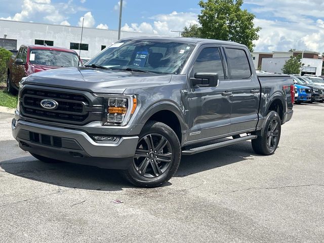 Gray Metallic 2022 Ford F-150 Pickup Truck Four-Wheel Drive Automatic