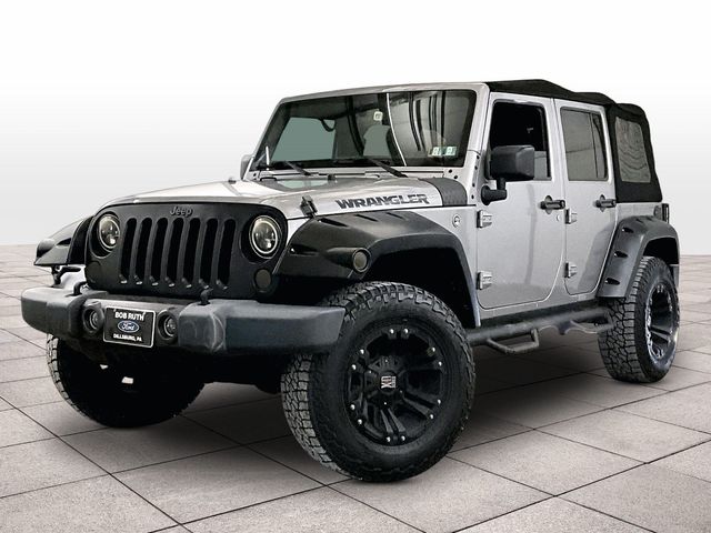 2016 Jeep Wrangler Unlimited Sport Silver at Klick Lewis Buick Chevrolet