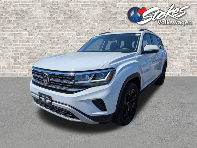 2023 Volkswagen Atlas 3.6L V6 SE w/Technology White at Stokes Volkswagen