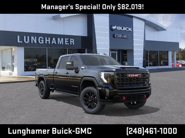 Onyx Black 2026 GMC Sierra 3500HD Pickup Truck Four-Wheel Drive Automatic