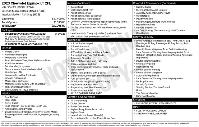 Used 2023 Chevrolet Equinox For Sale in Grove City, OH