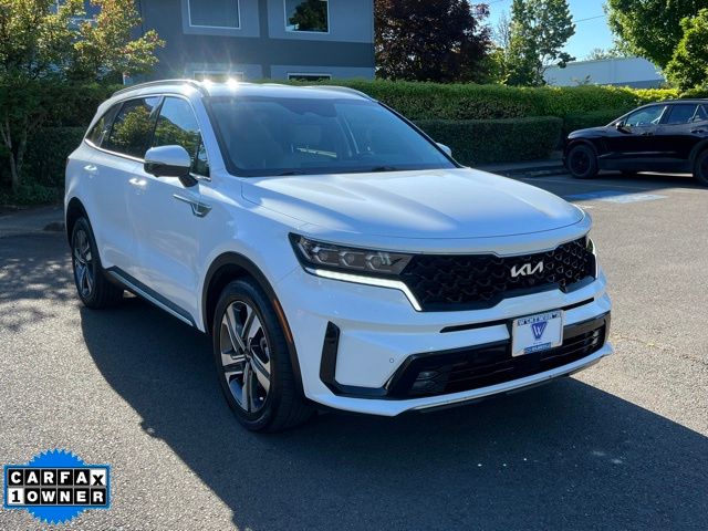 Snow White Pearl 2023 Kia Sorento Hybrid SX Prestige AWD SUV / Crossover All-Wheel Drive 6-Speed Automatic