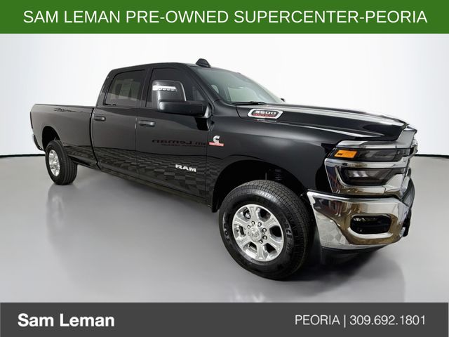 Diamond Black Crystal Pearlcoat 2025 RAM 3500 Pickup Truck Four-Wheel Drive 8-Speed Automatic
