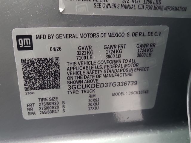 2026 – Chevrolet – Silverado 1500