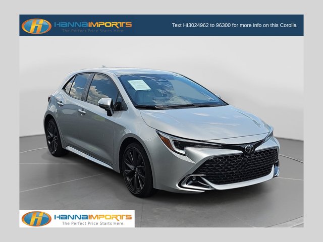 Classic Silver Metallic 2024 Toyota Corolla Hatchback Hatchback Front-Wheel Drive Continuously Variable Transmission