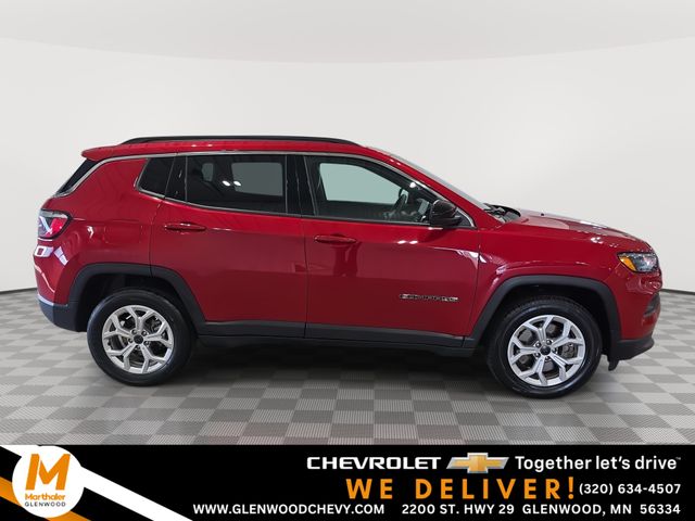 Red Hot Pearlcoat 2025 Jeep Compass SUV / Crossover Four-Wheel Drive 8-Speed Automatic