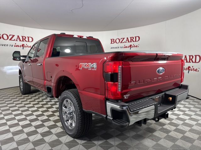 2025 Ruby Red Metallic Tinted Clearcoat Ford Super Duty F-350 SRW Lariat 4X4 Truck