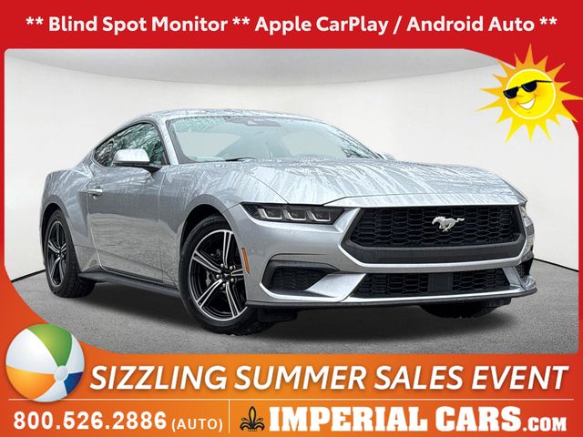Iconic Silver Metallic 2025 Ford Mustang Coupe Rear-Wheel Drive Automatic