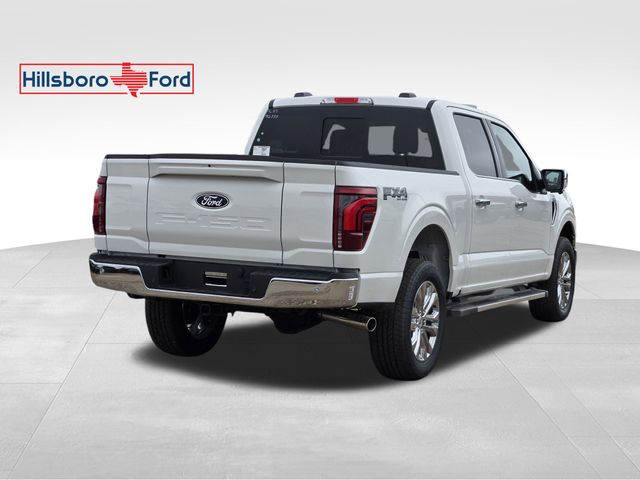 2025 Star White Metallic Tri-Coat Ford F-150 Lariat 4X4 Truck