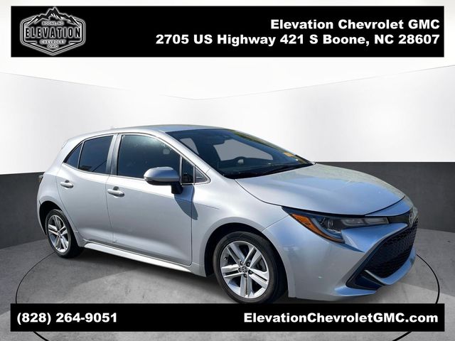 Classic Silver Metallic 2019 Toyota Corolla Hatchback SE FWD Hatchback Front-Wheel Drive Continuously Variable Transmission