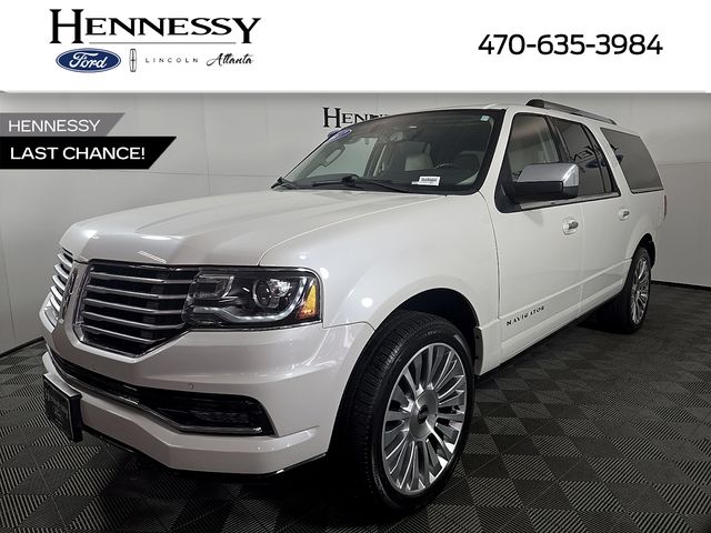 White Platinum Clearcoat 2017 Lincoln Navigator L Reserve 4WD SUV / Crossover Four-Wheel Drive 6-Speed Automatic