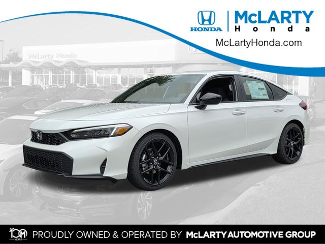 Platinum White Pearl 2026 Honda Civic Hatchback Hatchback Front-Wheel Drive Continuously Variable Transmission