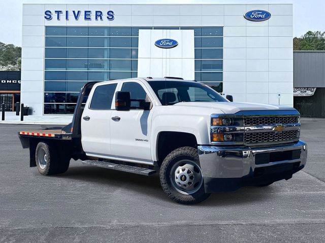 Summit White 2019 Chevrolet Silverado 3500HD Work Truck Crew Cab LB DRW RWD Pickup Truck 4X2 6-Speed Automatic Overdrive