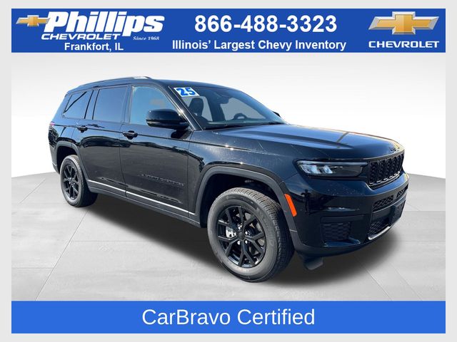 Diamond Black Crystal Pearlcoat 2025 Jeep Grand Cherokee L SUV / Crossover Four-Wheel Drive 8-Speed Automatic