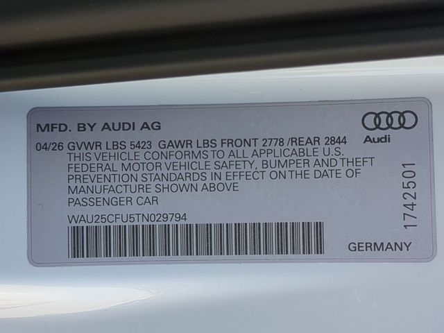 new 2026 Audi S5 car, priced at $71,525