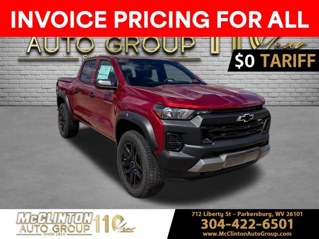 2025 Radiant Red Tintcoat Chevrolet Colorado Trail Boss Truck